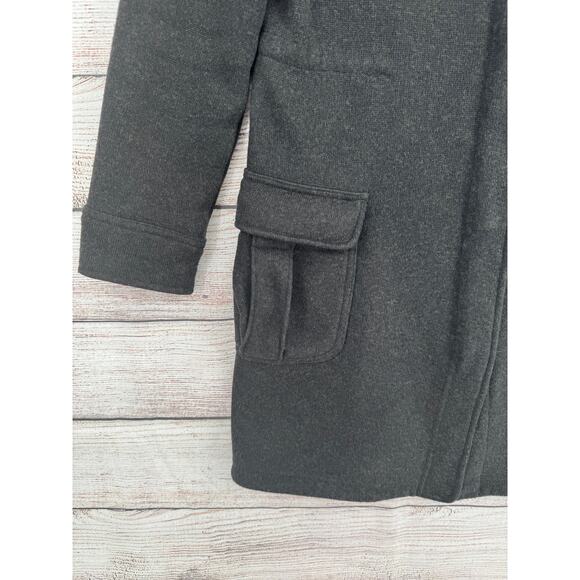 Patagonia Better Sweater Coat Womens Small Dark Gray Fleece Thigh Length - Picture 4 of 12